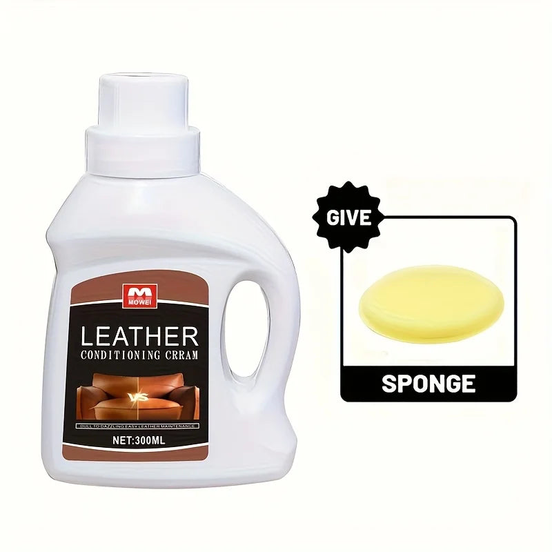 Crema Cuidado Reparación 300ml Profundo Asientos Auto Sofás Chaquetas Zapatos Ropa Brillo Protección Antidesvanecimiento Multiúso