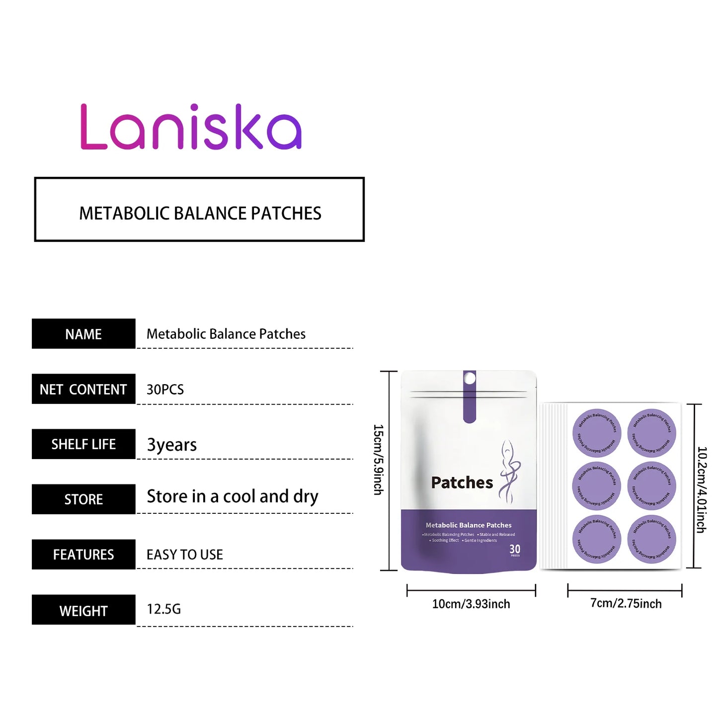 Parches Cuidado Corporal Ingredientes Suaves Cómodos Amigables Piel Uso Diario Gestión Corporal Portátiles Hidratantes Bienestar Unisex