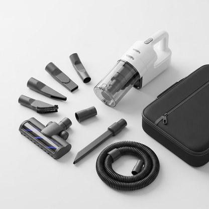 Aspiradora de Auto Inalámbrica 9000Pa USB 1200mAh Portátil Limpiadora Húmeda/Seca Mini Hogar Coche
