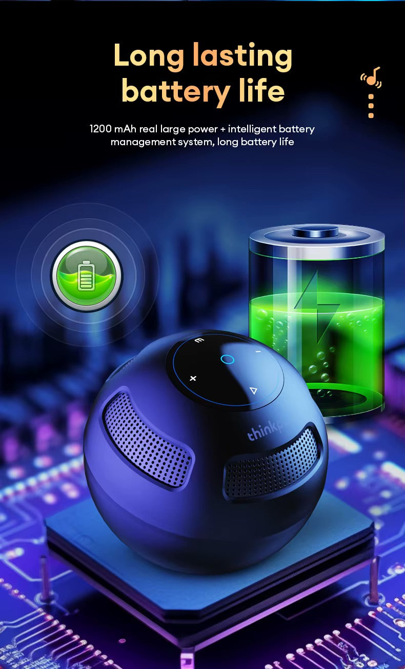 LENOVO TS5 Bocina Bluetooth 5.3 – Subwoofer y Sonido Surround