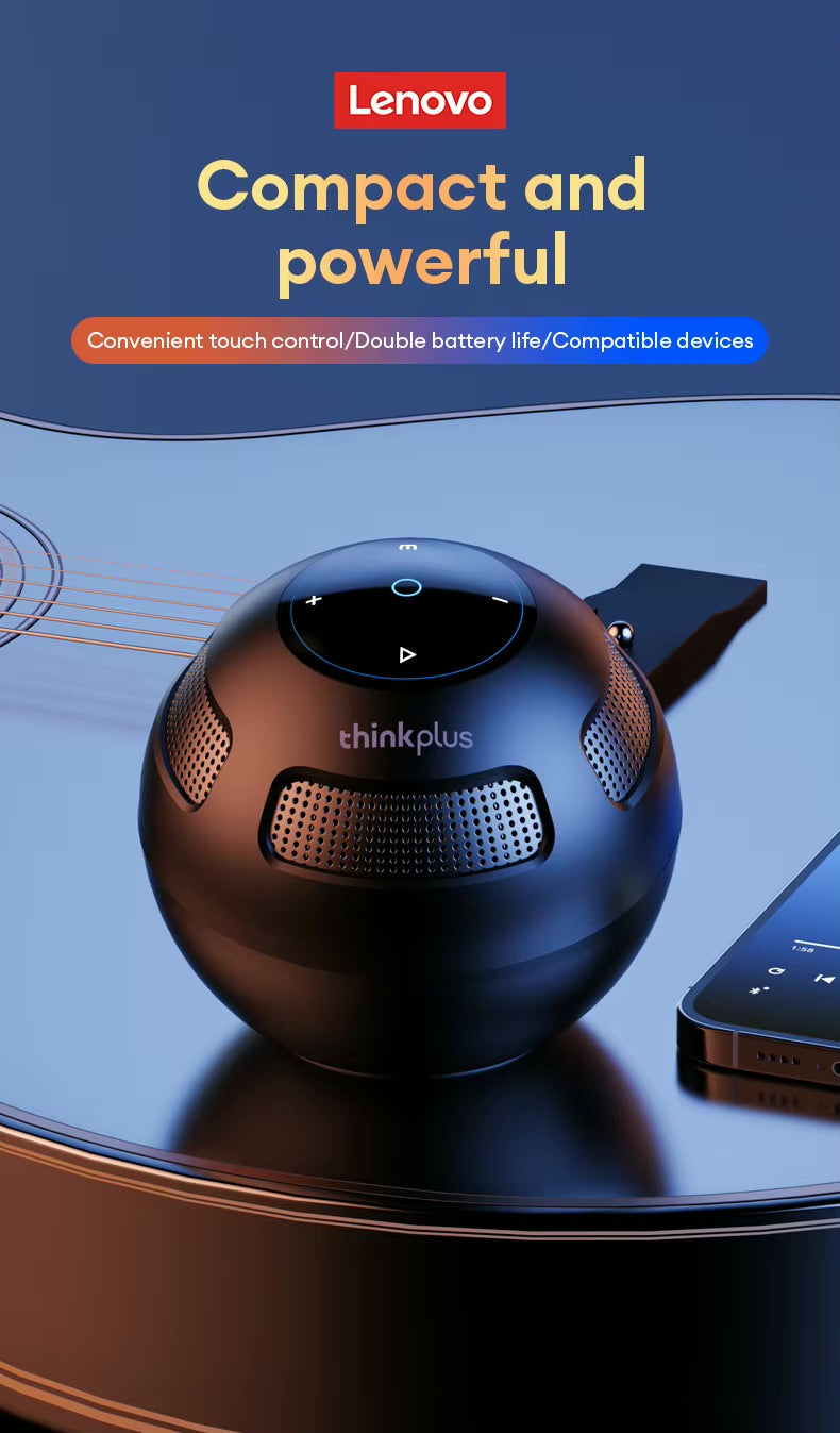 LENOVO TS5 Bocina Bluetooth 5.3 – Subwoofer y Sonido Surround