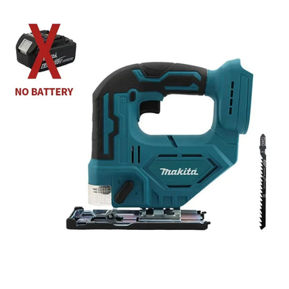 Makita DJV182Z Sierra Recíproca Inalámbrica 18V 340W Sin Escobillas Sin Batería con Hoja de Sierra y Mango de Barril - Herramienta Portátil para Carpinteros