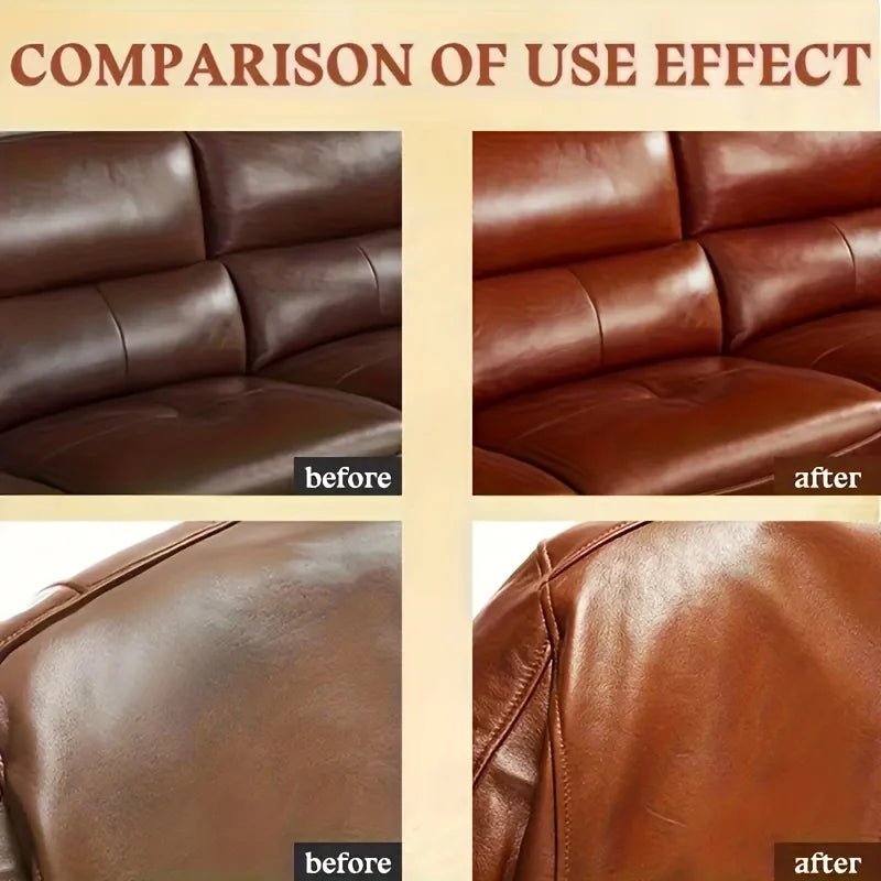 Crema Cuidado Reparación 300ml Profundo Asientos Auto Sofás Chaquetas Zapatos Ropa Brillo Protección Antidesvanecimiento Multiúso