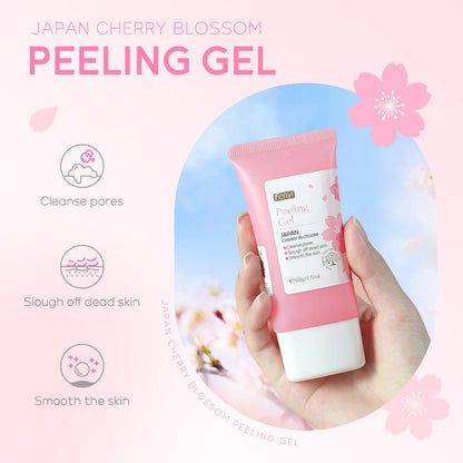 Gel Exfoliante Sakura Limpieza Profunda Rostro Blanqueador Hidratante Reparador Esfoliante Facial 60g | Cuidado Coreano