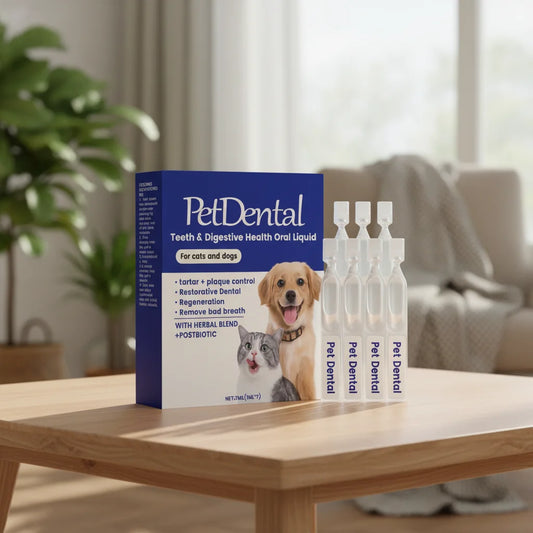 Solución Oral Cuidado Mascotas Ingredientes Herbales Suaves Salud Bucal Refrescante Cómoda Absorción Rápida Perros Gatos 100ml