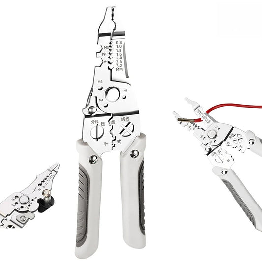 Kit Alicate Multifuncional: Pelacables, Crimpador y Torcedor de Cables - Herramienta Completa para Electricistas y Técnicos