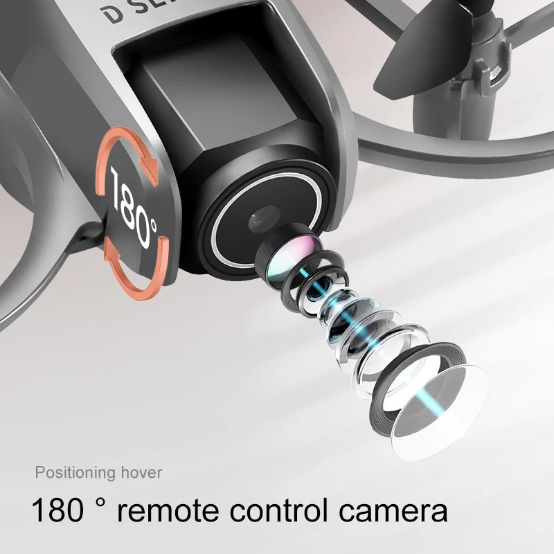 Drone Lenovo D16 8K con GPS, Evita Obstáculos, Motor Brushless, Ajuste Eléctrico, Cámara Doble HD Profesional y Flujo Óptico