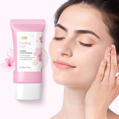 Gel Exfoliante Sakura Limpieza Profunda Rostro Blanqueador Hidratante Reparador Esfoliante Facial 60g | Cuidado Coreano