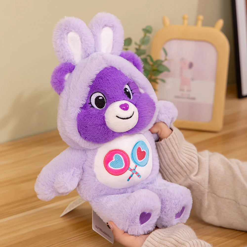 Peluches Care Bears Dibujos Animados Ositos Lindos Sombrero Conejo Niñas Niños Kawaii Peluches Muñecos Decoración Coche Hogar 30cm