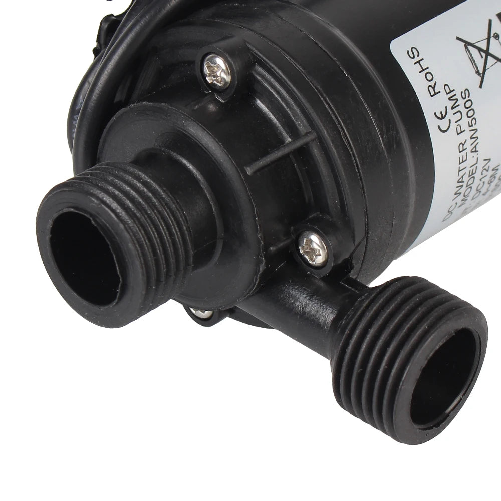 Bomba de Agua Sumergible Ultra Silenciosa 800L/H 5M DC 12V/24V Portátil Motor Brushless para Hogar, Sistemas de Refrigeración, Fuentes y Calentadores Mini
