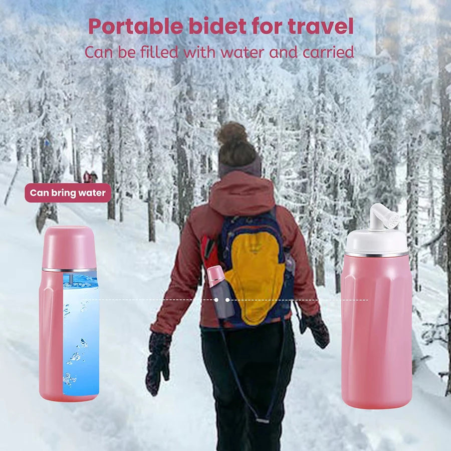 Bidé Portátil Botella Spray Viaje Cuidado Personal Limpieza Bebé Higiene Íntima Artefacto Portátil 300ml