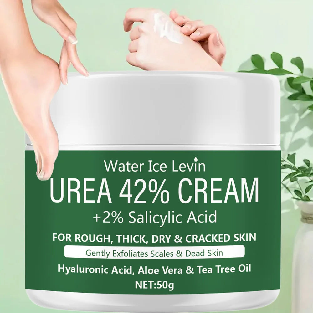 Crema Urea 42% + Ácido Salicílico 2% Hidratante Pies Manos Profundo Nutritivo Reparador Grietas 50g