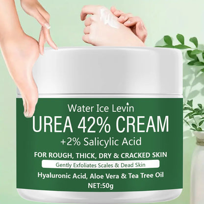 Crema Urea 42% + Ácido Salicílico 2% Hidratante Pies Manos Profundo Nutritivo Reparador Grietas 50g