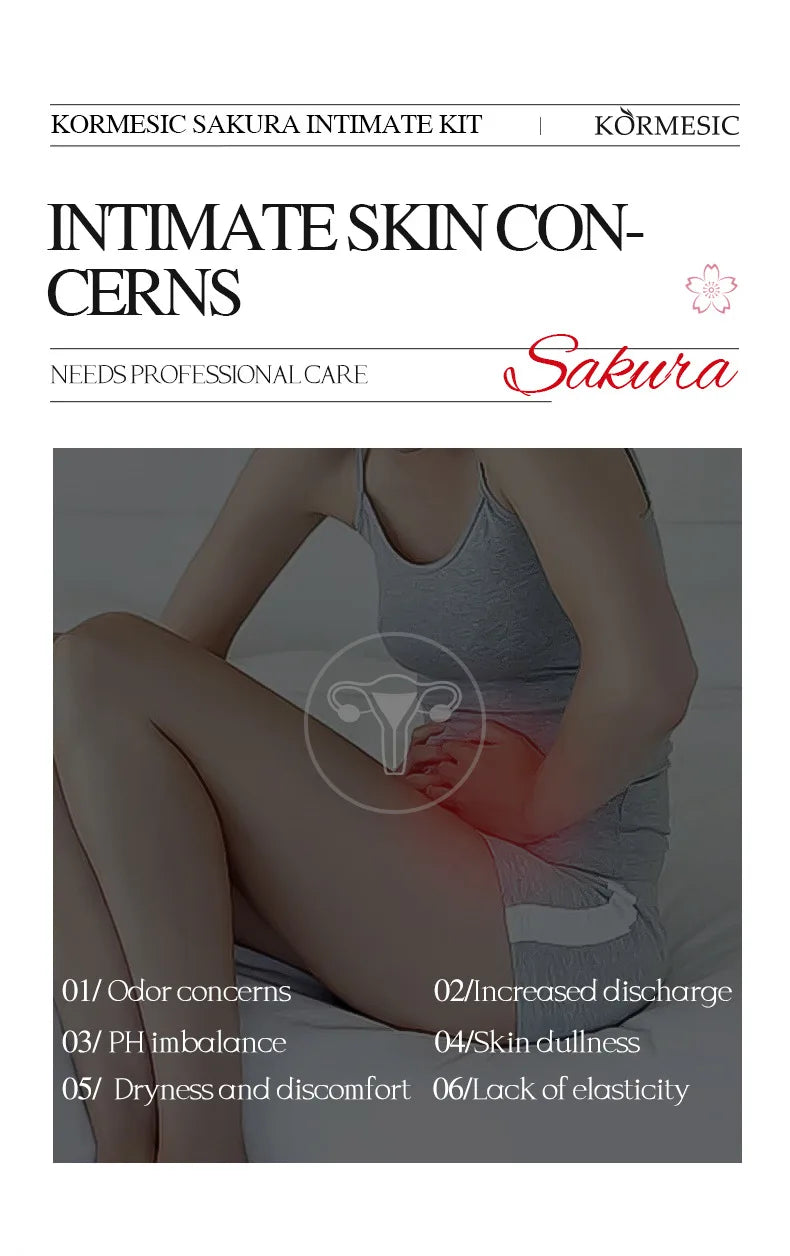 ¡Kit Cuidado Íntimo Sakura 5 Piezas – Higiene suave y fresca para mujeres!
Incluye: Líquido limpiador zona privada, esencia, gel, loción y spray. Fórmula gentil que limpia profundamente, equilibra el pH, mantiene fresc