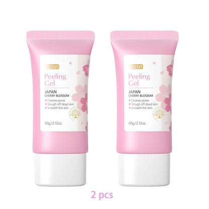 Gel Exfoliante Sakura Limpieza Profunda Rostro Blanqueador Hidratante Reparador Esfoliante Facial 60g | Cuidado Coreano