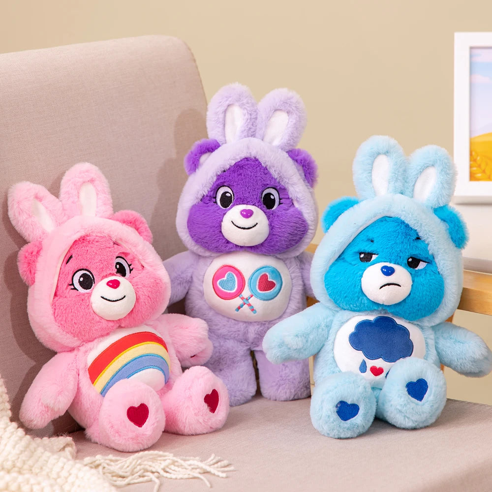 Peluches Care Bears Dibujos Animados Ositos Lindos Sombrero Conejo Niñas Niños Kawaii Peluches Muñecos Decoración Coche Hogar 30cm