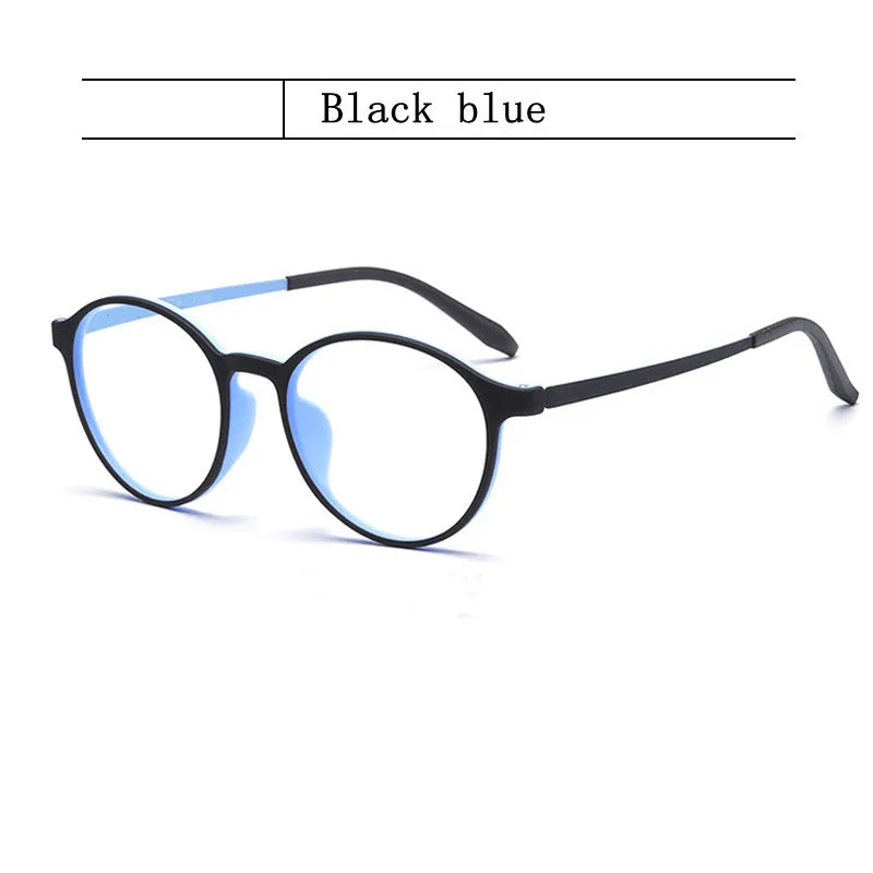 Gafas de Lectura Ultraligeras de Titanio con Goma Redondas Fotochromáticas Anti Luz Azul para Hombre y Mujer - Presbicia Dioptría +0 a +600