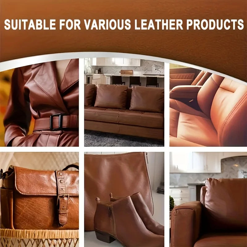 Crema Cuidado Reparación 300ml Profundo Asientos Auto Sofás Chaquetas Zapatos Ropa Brillo Protección Antidesvanecimiento Multiúso