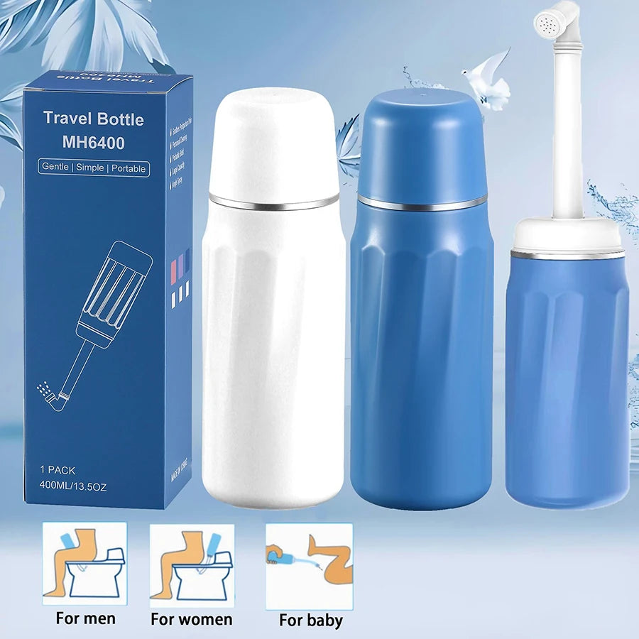 Bidé Portátil Botella Spray Viaje Cuidado Personal Limpieza Bebé Higiene Íntima Artefacto Portátil 300ml