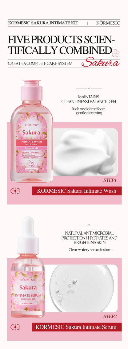 ¡Kit Cuidado Íntimo Sakura 5 Piezas – Higiene suave y fresca para mujeres!
Incluye: Líquido limpiador zona privada, esencia, gel, loción y spray. Fórmula gentil que limpia profundamente, equilibra el pH, mantiene fresc