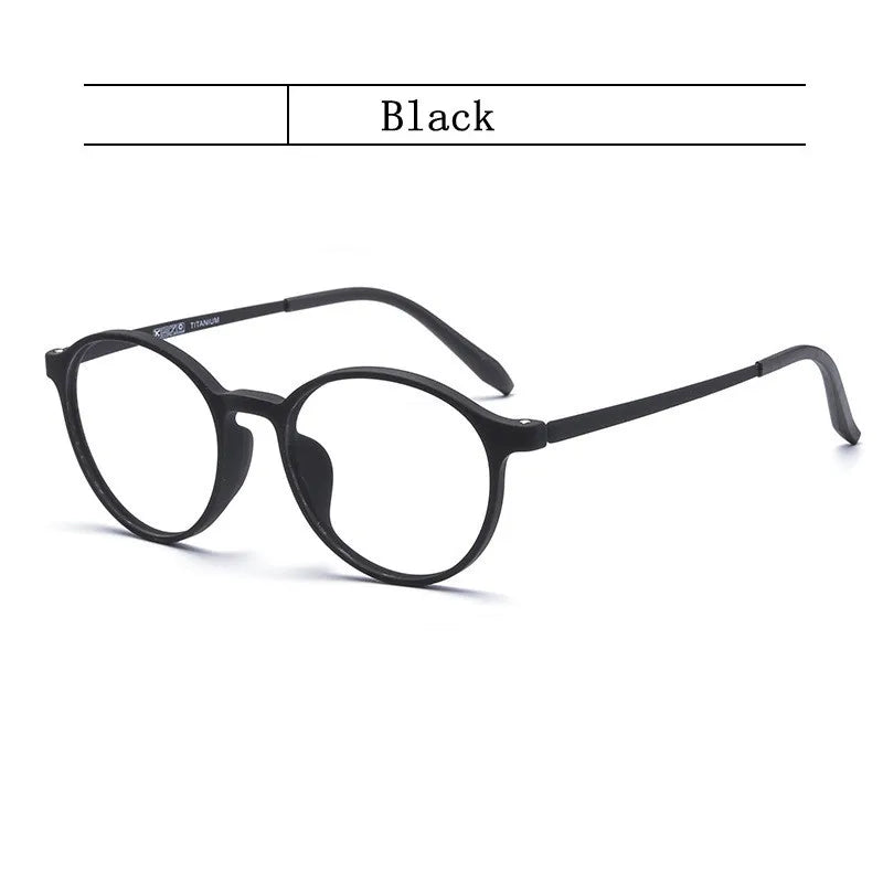 Gafas de Lectura Ultraligeras de Titanio con Goma Redondas Fotochromáticas Anti Luz Azul para Hombre y Mujer - Presbicia Dioptría +0 a +600