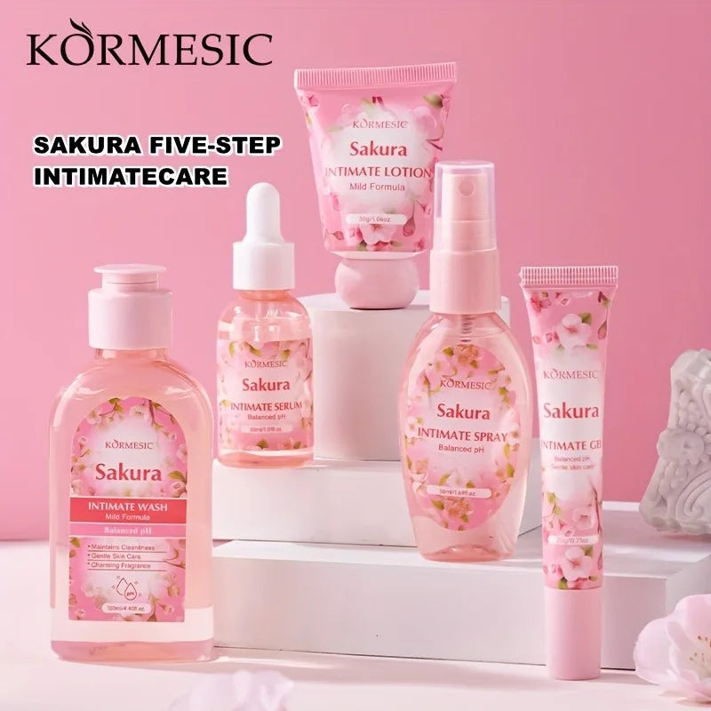 ¡Kit Cuidado Íntimo Sakura 5 Piezas – Higiene suave y fresca para mujeres!
Incluye: Líquido limpiador zona privada, esencia, gel, loción y spray. Fórmula gentil que limpia profundamente, equilibra el pH, mantiene fresc
