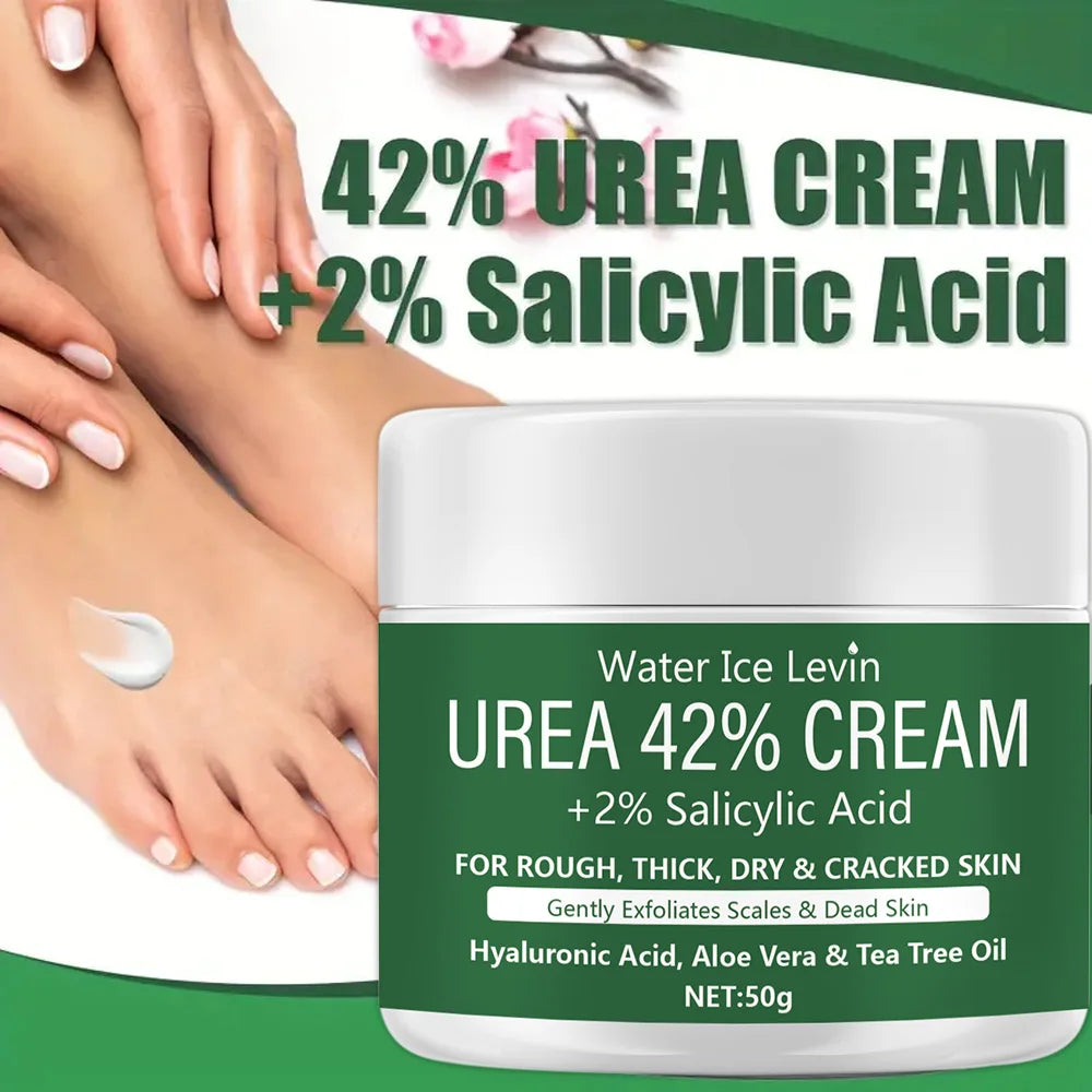 Crema Urea 42% + Ácido Salicílico 2% Hidratante Pies Manos Profundo Nutritivo Reparador Grietas 50g