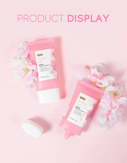 Gel Exfoliante Sakura Limpieza Profunda Rostro Blanqueador Hidratante Reparador Esfoliante Facial 60g | Cuidado Coreano