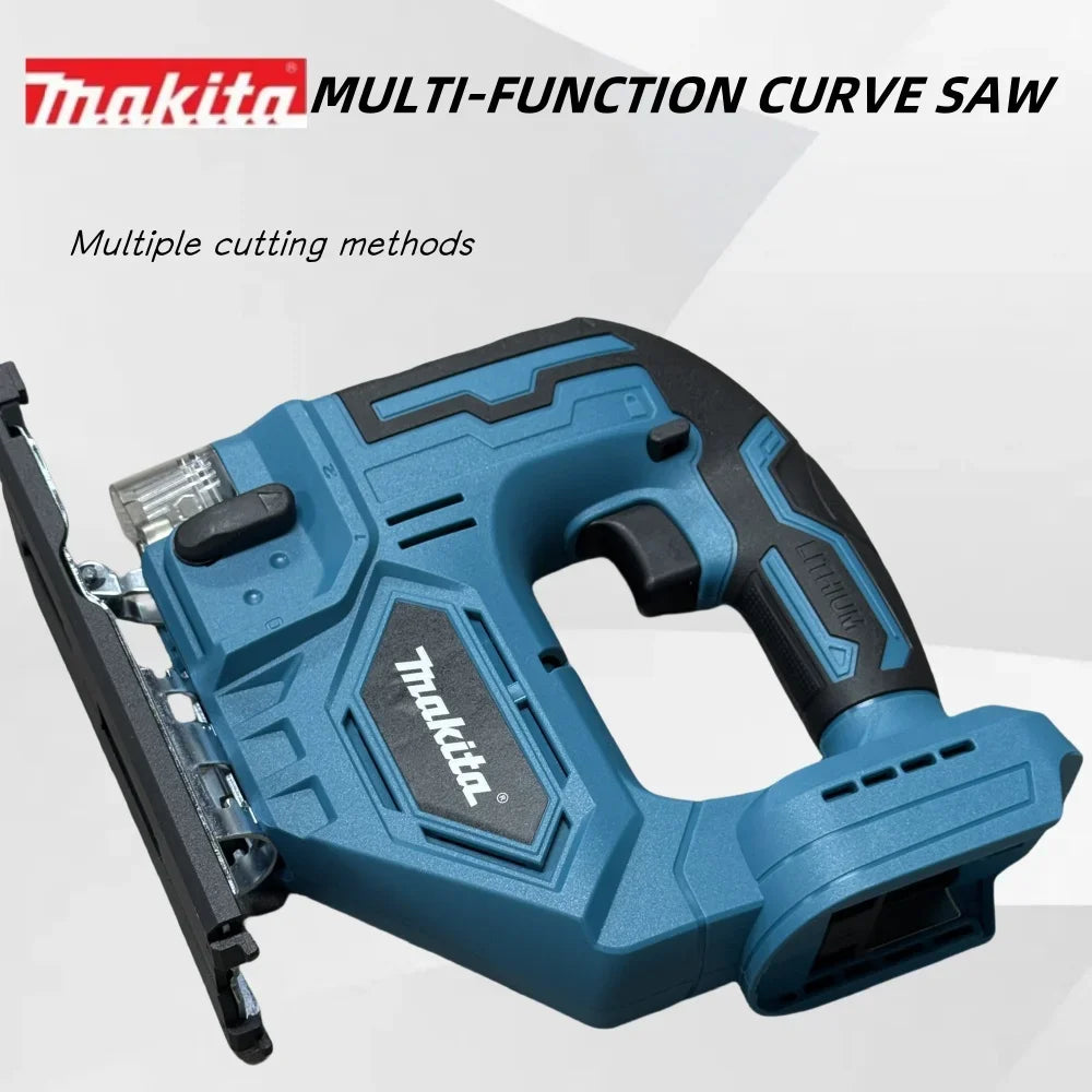 Makita DJV182Z Sierra Recíproca Inalámbrica 18V 340W Sin Escobillas Sin Batería con Hoja de Sierra y Mango de Barril - Herramienta Portátil para Carpinteros