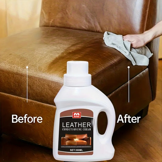Crema Cuidado Reparación 300ml Profundo Asientos Auto Sofás Chaquetas Zapatos Ropa Brillo Protección Antidesvanecimiento Multiúso