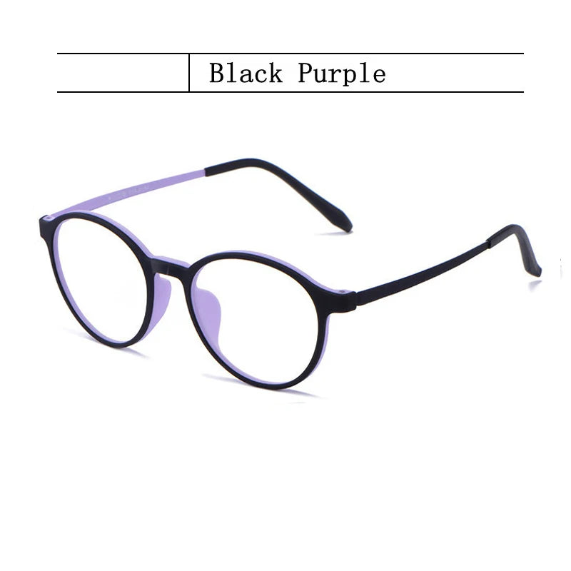 Gafas de Lectura Ultraligeras de Titanio con Goma Redondas Fotochromáticas Anti Luz Azul para Hombre y Mujer - Presbicia Dioptría +0 a +600
