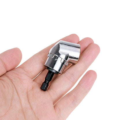 Juego de Destornilladores Magnéticos de Ángulo 105° con Adaptador, Bits Ajustables 1/4" - Herramienta para Tornillos Portátil y Precisa