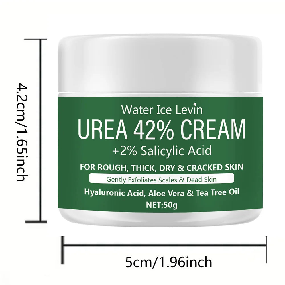 Crema Urea 42% + Ácido Salicílico 2% Hidratante Pies Manos Profundo Nutritivo Reparador Grietas 50g