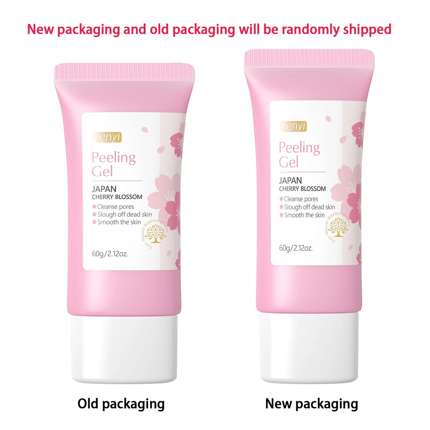 Gel Exfoliante Sakura Limpieza Profunda Rostro Blanqueador Hidratante Reparador Esfoliante Facial 60g | Cuidado Coreano
