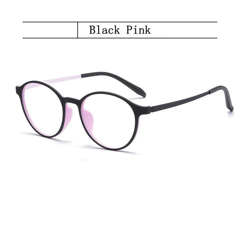 Gafas de Lectura Ultraligeras de Titanio con Goma Redondas Fotochromáticas Anti Luz Azul para Hombre y Mujer - Presbicia Dioptría +0 a +600