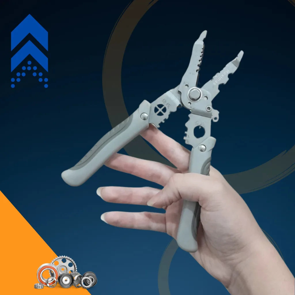 Kit Alicate Multifuncional: Pelacables, Crimpador y Torcedor de Cables - Herramienta Completa para Electricistas y Técnicos