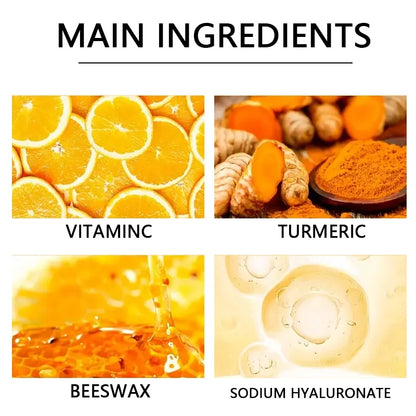 Máscara de Cera Vitamin C + Cúrcuma para Manos y Pies | Suaviza Piel, Limpieza Suave e Iluminación Radiante