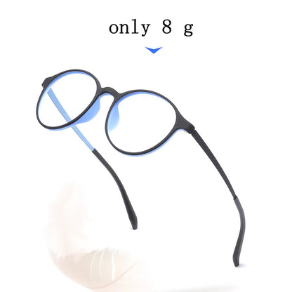 Gafas de Lectura Ultraligeras de Titanio con Goma Redondas Fotochromáticas Anti Luz Azul para Hombre y Mujer - Presbicia Dioptría +0 a +600